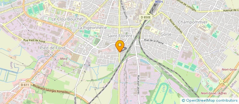 localisation de l'entreprise MADAME GERMAINE ARNAULT à NIORT