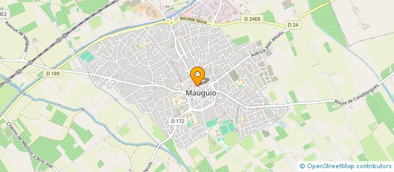 localisation de l'entreprise MADAME GERMAINE BASSET  MAUGUIO