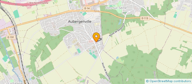 localisation de l'entreprise MADAME GERMAINE BEAUBRUN  AUBERGENVILLE