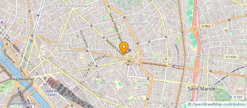 localisation de l'entreprise MADAME GERMAINE BEAUDOUIN à PARIS