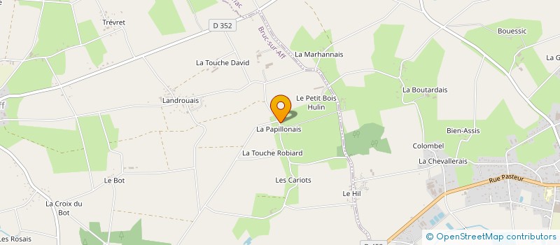 localisation de l'entreprise MADAME GERMAINE BECEL à BRUC-SUR-AFF