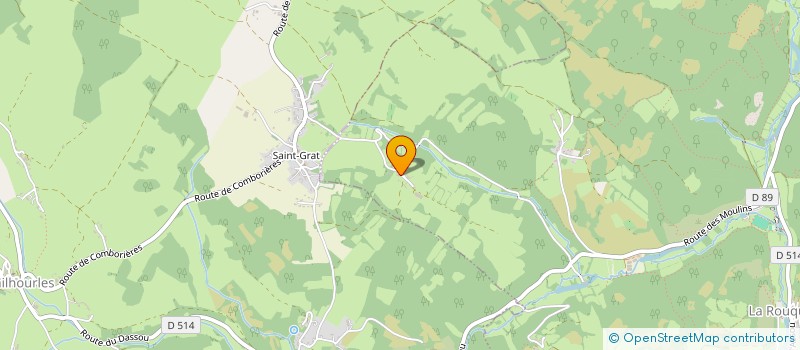 localisation de l'entreprise MADAME GERMAINE BEFFRE  LA ROUQUETTE