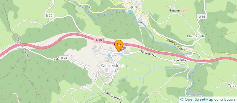 localisation de l'entreprise MADAME GERMAINE BELLET à SAINT-JUST-EN-CHEVALET