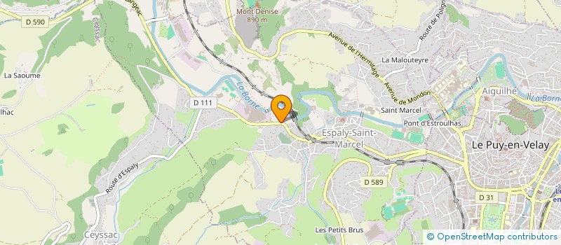 localisation de l'entreprise MADAME GERMAINE BERTRAND  ESPALY-SAINT-MARCEL