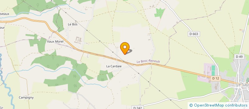 localisation de l'entreprise MADAME GERMAINE BOLZER à LA FERTE-EN-OUCHE