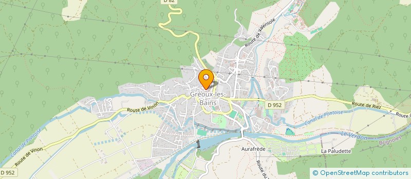 localisation de l'entreprise MADAME GERMAINE BUSSO à GREOUX-LES-BAINS