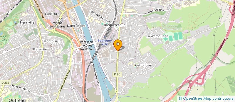 localisation de l'entreprise MADAME GERMAINE BUTEL  BOULOGNE-SUR-MER