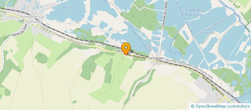 localisation de l'entreprise MADAME GERMAINE CARLES  LONGPRE-LES-CORPS-SAINTS