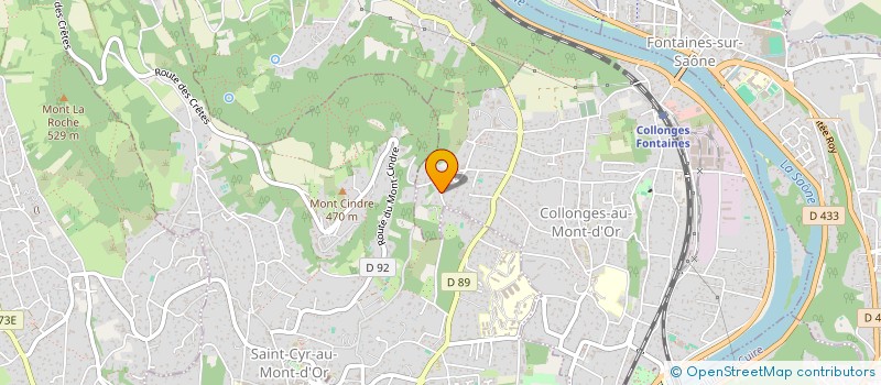 localisation de l'entreprise MADAME GERMAINE CHEVALIER  COLLONGES-AU-MONT-D'OR