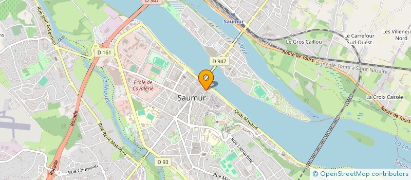 localisation de l'entreprise MADAME GERMAINE CHIRA  SAUMUR