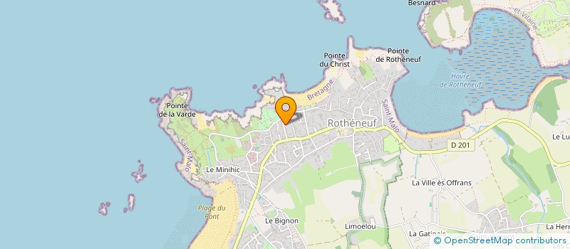 localisation de l'entreprise MADAME GERMAINE COMMUNAL  SAINT-MALO