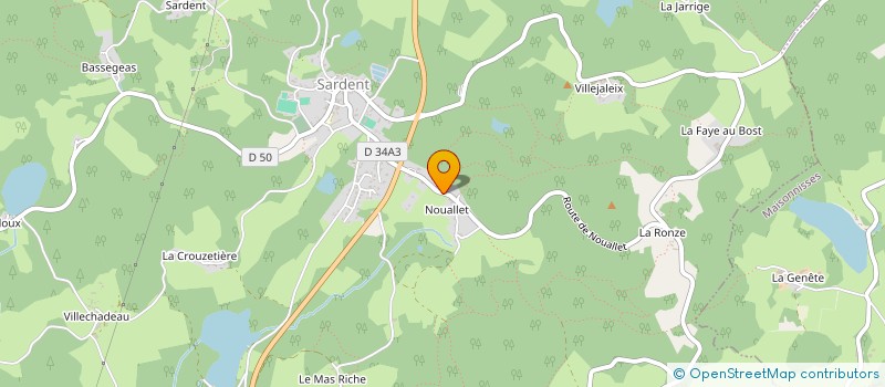 localisation de l'entreprise MADAME GERMAINE COTTAZ à SARDENT