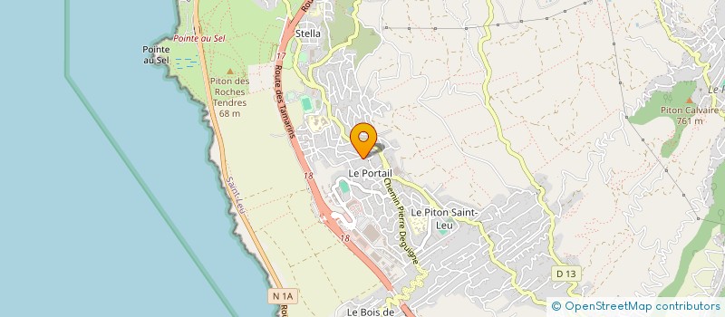 localisation de l'entreprise MADAME GERMAINE DALLY  SAINT-LEU