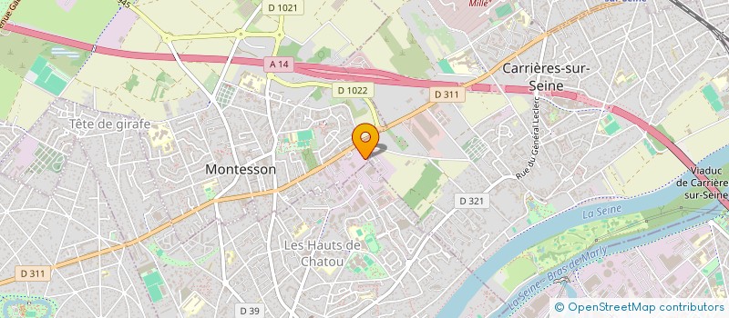 localisation de l'entreprise MADAME GERMAINE DANION  MONTESSON