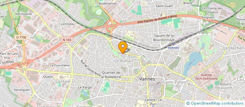 localisation de l'entreprise MADAME GERMAINE DELALANDE à VANNES