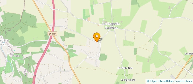 localisation de l'entreprise MADAME GERMAINE DETHAN à LA CHAPELLE GAUTHIER