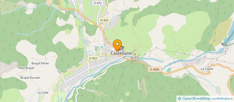 localisation de l'entreprise MADAME GERMAINE DOMENGE à CASTELLANE