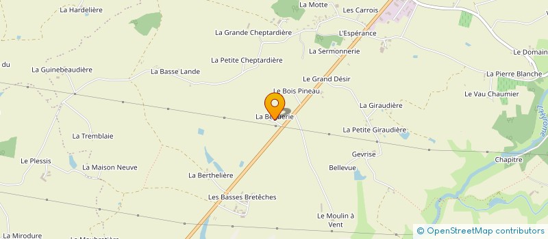localisation de l'entreprise MADAME GERMAINE DUPE à CHEMILLE-EN-ANJOU