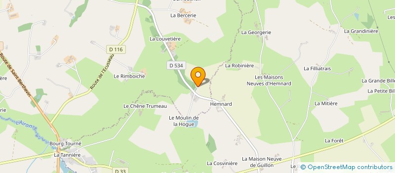 localisation de l'entreprise MADAME GERMAINE ESNAULT à ST MARS SUR LA FUTAIE