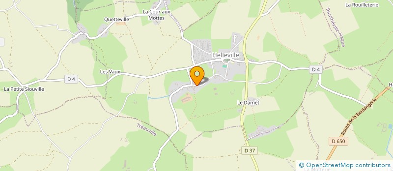 localisation de l'entreprise MADAME GERMAINE FEREY  HELLEVILLE