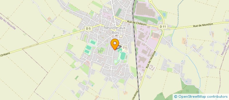 localisation de l'entreprise MADAME GERMAINE FOURNIGUET  NEUVILLE-AUX-BOIS