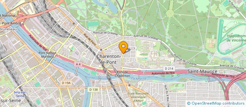 localisation de l'entreprise MADAME GERMAINE GABISON  SAINT-MAURICE