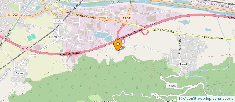 localisation de l'entreprise MADAME GERMAINE GAILLARD-LE-COR à CONTAMINE-SUR-ARVE