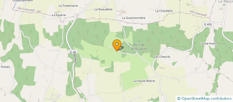 localisation de l'entreprise MADAME GERMAINE GARNIER à REFFUVEILLE