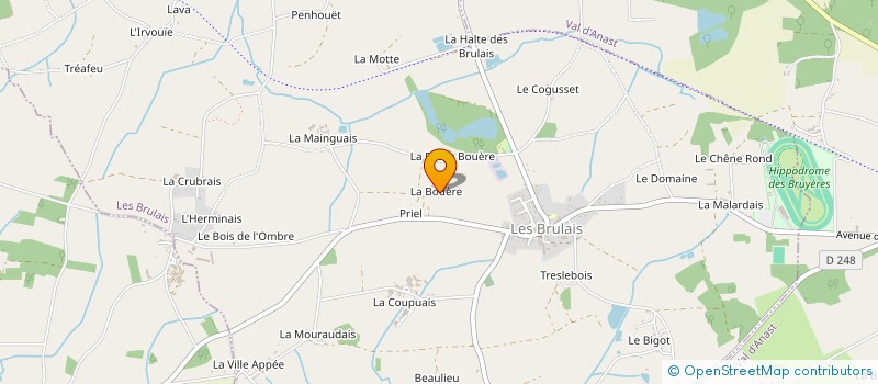 localisation de l'entreprise MADAME GERMAINE GERARD  VAL D'ANAST