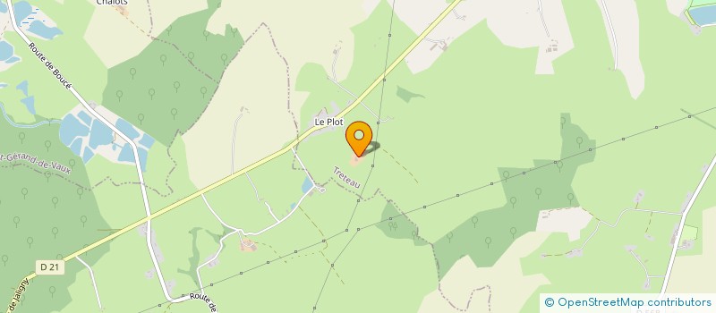 localisation de l'entreprise MADAME GERMAINE GOURDON  TRETEAU