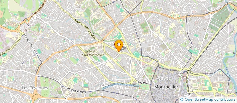 localisation de l'entreprise MADAME GERMAINE GRANGE à MONTPELLIER