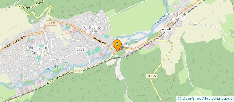 localisation de l'entreprise MADAME GERMAINE GROUT  PONT-SAINT-PIERRE