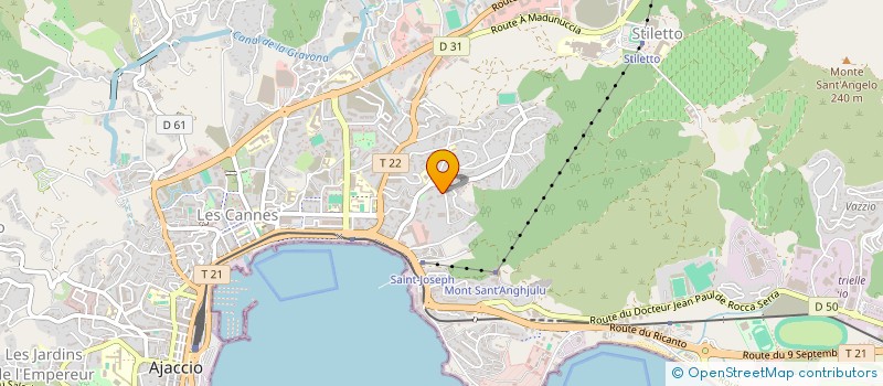 localisation de l'entreprise MADAME GERMAINE GUIDICI  AJACCIO