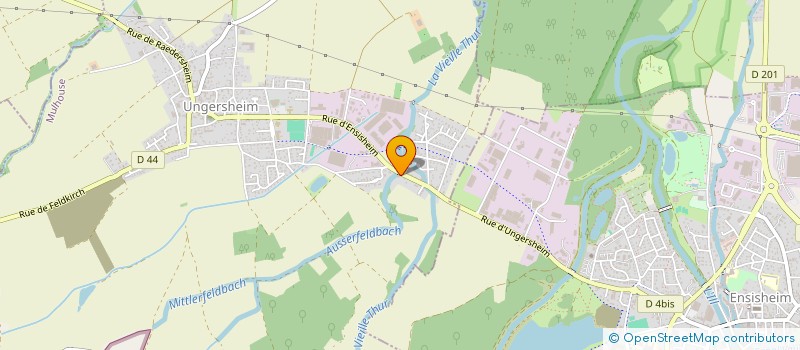 localisation de l'entreprise MADAME GERMAINE GUTH  UNGERSHEIM