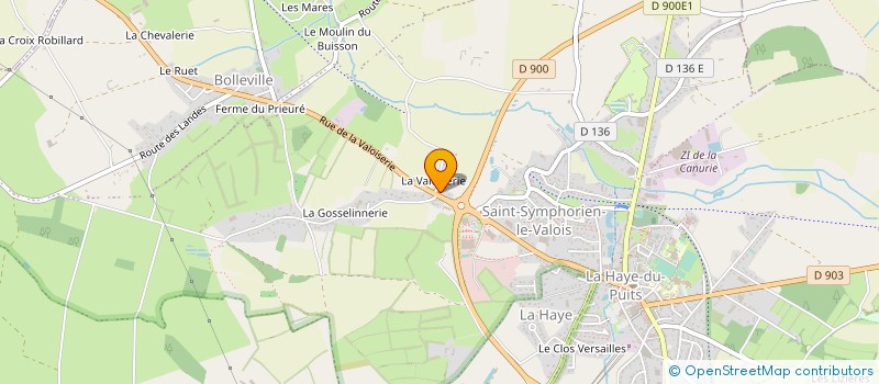 localisation de l'entreprise MADAME GERMAINE HOUSSET  LA HAYE