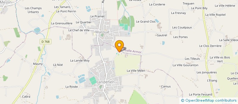 localisation de l'entreprise MADAME GERMAINE JAGO à LANDEHEN