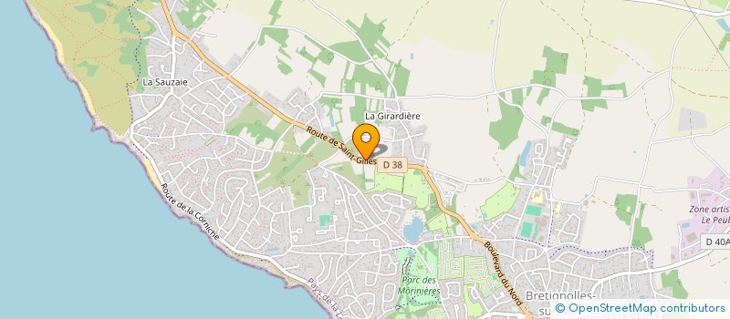 localisation de l'entreprise MADAME GERMAINE JEHANNO à BRETIGNOLLES-SUR-MER
