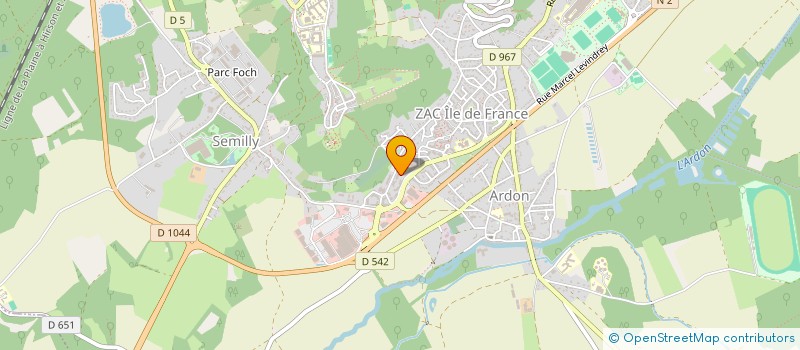 localisation de l'entreprise MADAME GERMAINE KISSIE ATTE à LAON