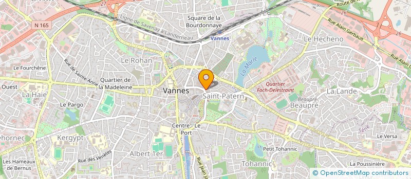 localisation de l'entreprise MADAME GERMAINE KLEHENZ à VANNES