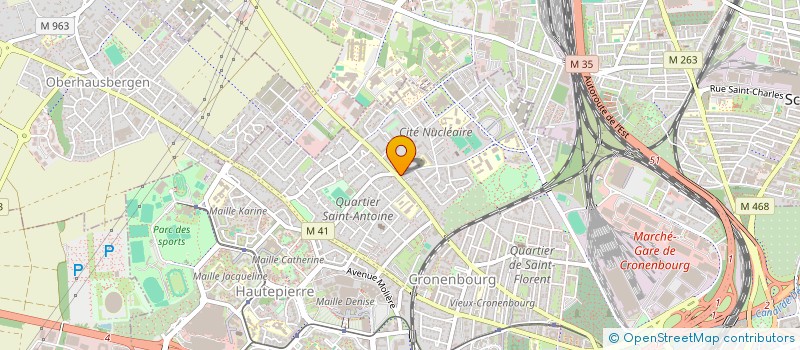 localisation de l'entreprise MADAME GERMAINE KOHL  STRASBOURG