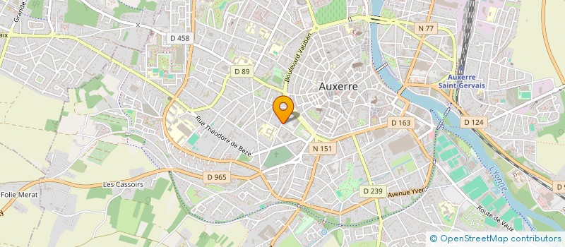 localisation de l'entreprise MADAME GERMAINE LELIEVRE à AUXERRE