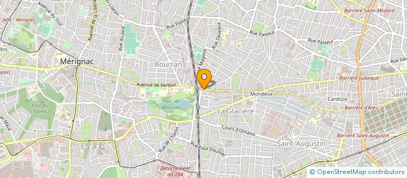 localisation de l'entreprise MADAME GERMAINE LESCURE à BORDEAUX