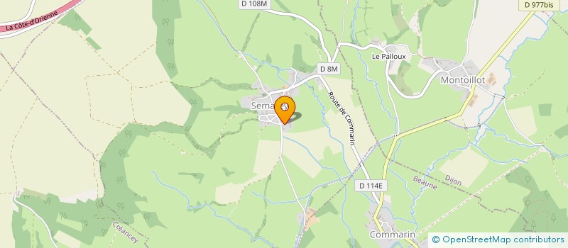 localisation de l'entreprise MADAME GERMAINE LESUEUR  CHAILLY-SUR-ARMANCON