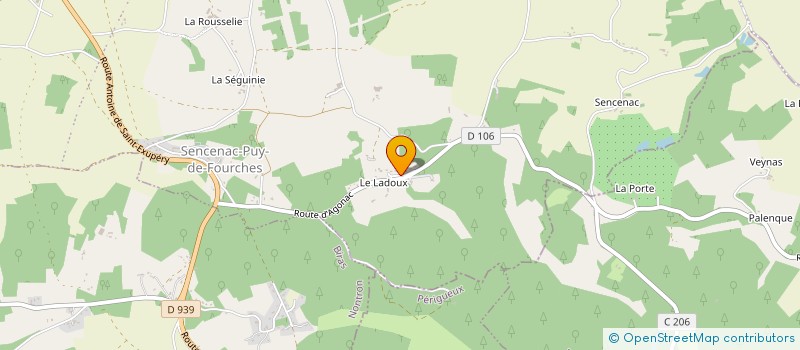 localisation de l'entreprise MADAME GERMAINE LONGEAT  BRANTOME EN PERIGORD