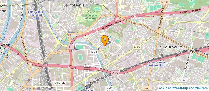 localisation de l'entreprise MADAME GERMAINE MALEDJIE  SAINT-DENIS