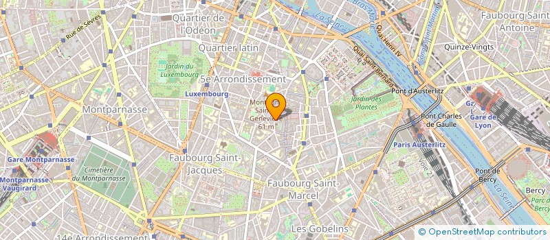 localisation de l'entreprise MADAME GERMAINE MANDELSAFT  PARIS