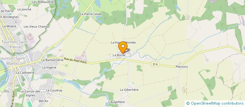 localisation de l'entreprise MADAME GERMAINE MIEHON à TOURNON-SAINT-MARTIN