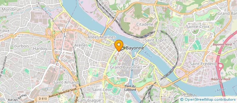 localisation de l'entreprise MADAME GERMAINE MISSON à BAYONNE