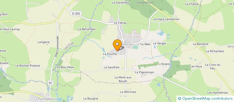 localisation de l'entreprise MADAME GERMAINE MORAZE  DOURDAIN