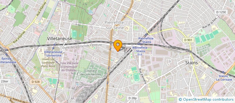 localisation de l'entreprise MADAME GERMAINE MOYNE à PIERREFITTE-SUR-SEINE